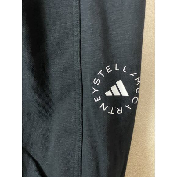 Adidas Stella McCartney Pants Womens XL Black Athletic Tapered Heavyweight Sweat - Picture 9 of 16